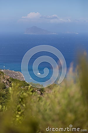 Eolie Aeolie Islands Sea Stock Photo