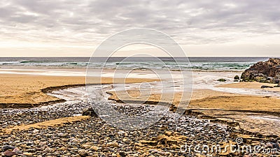 Eoropie beach seascapes, Isle of Lewis, Scotland Stock Photo