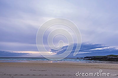 Eoropie beach seascapes, Isle of Lewis, Scotland Stock Photo