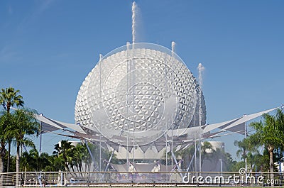 The Epcot Ball Editorial Stock Photo