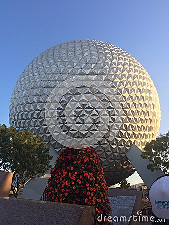 Epcot ball Editorial Stock Photo