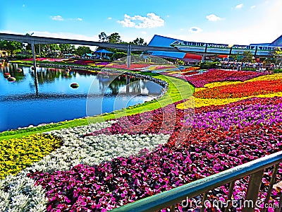 Epcot International Flower & Garden Festival Editorial Stock Photo