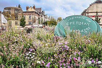 Epernay, France - The Capital of Champagne Editorial Stock Photo