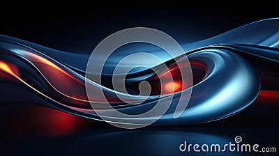 Ephemeral Elegance: Midnight Curves in Minimalist Symphony as a special background Stock Photo