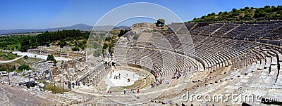 Ephesus Amphitheatre Stock Photo