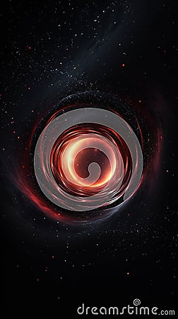 Epic astronomical absolution blackhole cluster Stock Photo