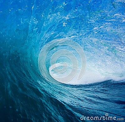 Epic Surfing Wave Stock Photo