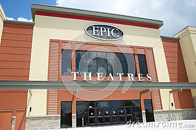 Epic Theatres Building , Orlando Florida Editorial Stock Photo