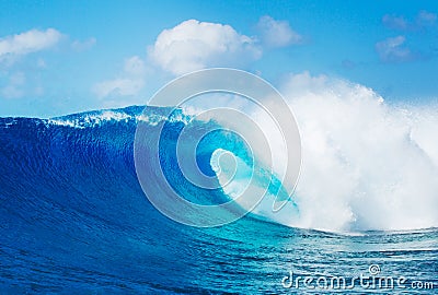 Epic Waves, Perfect Surf Stock Photo