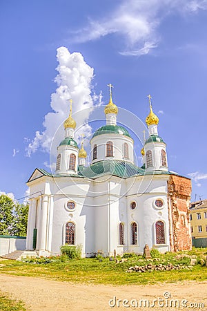 Epiphany nunnery Fedorovskaya Church Uglich Stock Photo