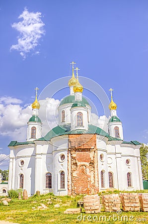 Epiphany nunnery Fedorovskaya Church Uglich Stock Photo