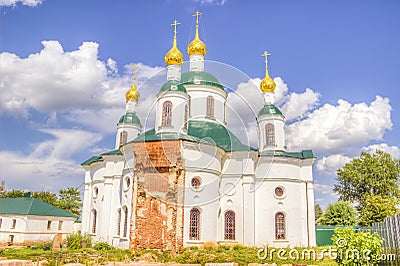 Epiphany nunnery Fedorovskaya Church Uglich Stock Photo