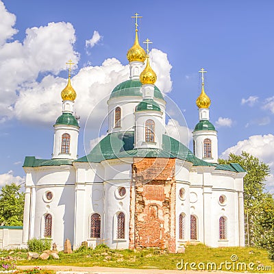 Epiphany nunnery Fedorovskaya Church Uglich Stock Photo