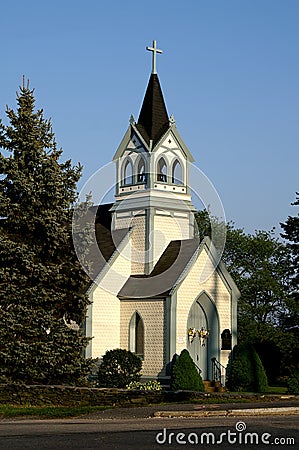 Episcopal Church, Middletown, RI Stock Photo