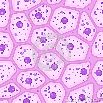 Epithelial seamless pattern Vector Illustration