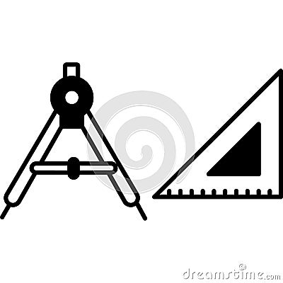 Drawing Compass which can easily edit and modify Vector Illustration