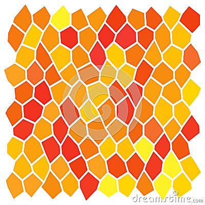 Tessellation, Random, Irregular Mosaic tiles, Stones, Stonework Pattern, Background Vector Illustration