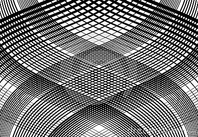 Wavy, billow, undulate lines reticulate, snake-skin mesh, grid, abstract background pattern and texture Vector Illustration