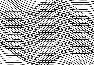 Wavy, billow, undulate lines reticulate, snake-skin mesh, grid, abstract background pattern and texture Vector Illustration
