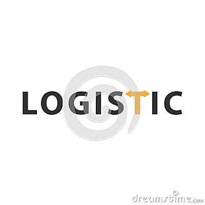 eps10 vector logistic logo design template Vector Illustration