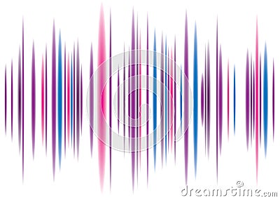 Equaliser pink background Vector Illustration