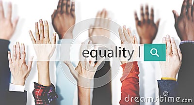 Equality Balance Fairness Respect Relationship Concept Stock Photo