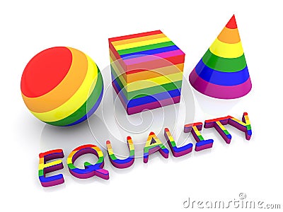 Equality - Gay pride Stock Photo