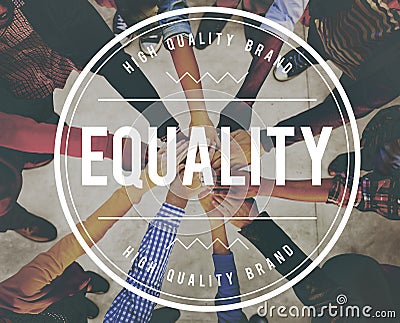 Equality Uniformity Fairness Rights Justice Concept Stock Photo