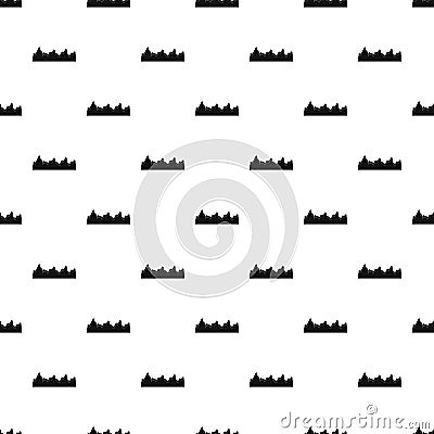 Equalizer song radio pattern seamless vector Vector Illustration