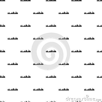 Equalizer vibration pattern seamless vector Vector Illustration