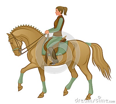 Equestrian Vector Illustration