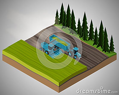 Equipment for agriculture. Vector Illustration