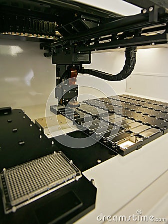 Equipment for biochips Stock Photo