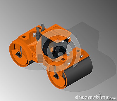 Equipment for the construction industry. Vector Illustration