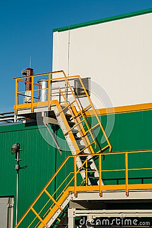 The equipment of oil refining Stock Photo