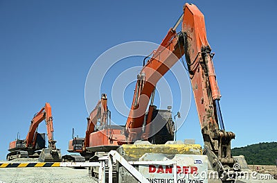 Equipment Road Construction Stock Photo