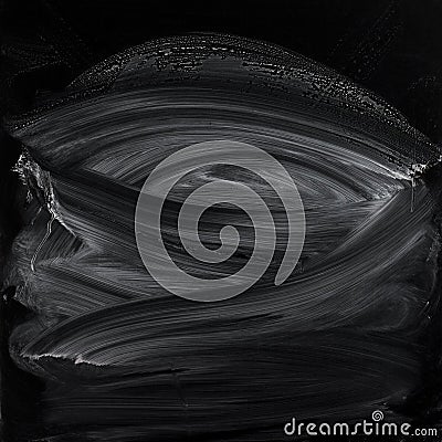 Erased chalk on blackboard Stock Photo