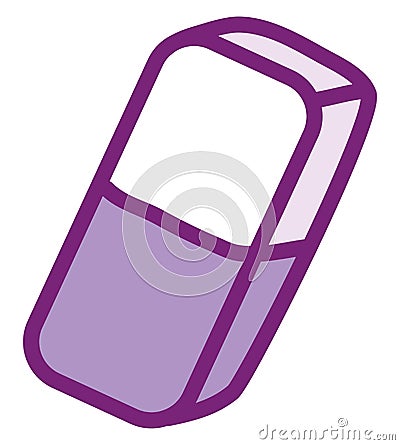 Eraser tool, icon Vector Illustration