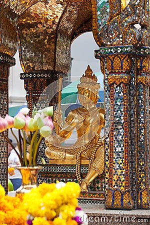 Erawan Shrine; Bangkok Stock Photo