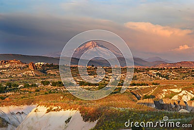 Erciyes mountain (Cappadocia) Stock Photo