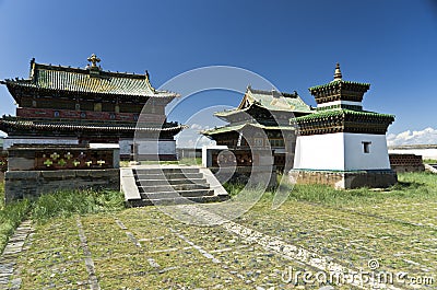 Erdene Zuu Monastery, Kharkhorin, Mongolia Stock Photo