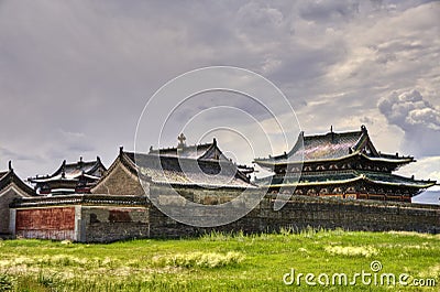 Erdene Zuu Monastery, Kharkhorin, Mongolia Stock Photo