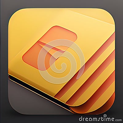 Ereader Software App Style Icon. Generative AI. Stock Photo