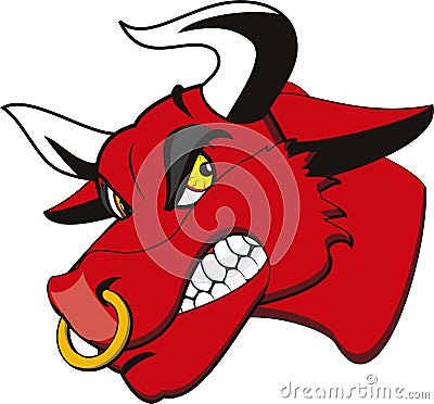 Ered bull Vector Illustration
