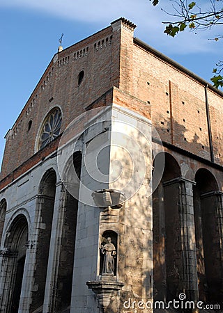 Eremitani Church in Padua in the Veneto (Italy) Stock Photo