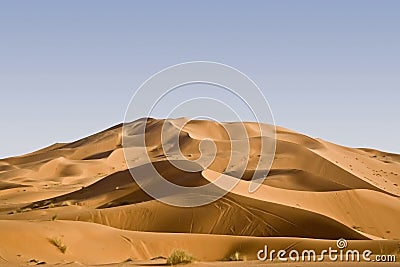 Erg Chebbi Dunes Stock Photo