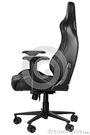 Ergonomic computer chair Stock Photo