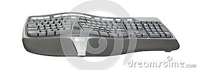 Ergonomic keyboard Stock Photo