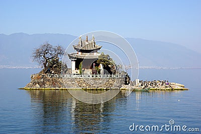 Erhai Lake, Dali, Yunnan province, China Stock Photo