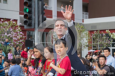 Eric Garcetti, Los Angeles Mayor Editorial Stock Photo